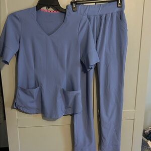 Ceil Blue Scrub Set
